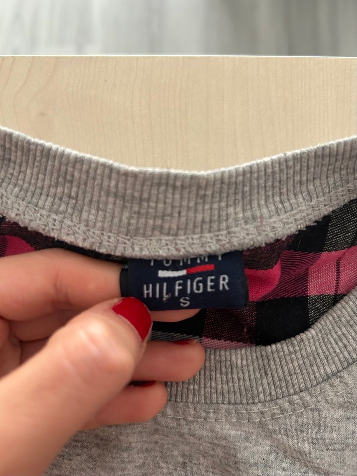 Tommy Jeans Gri Kadın Sweatshirt - Görsel 2