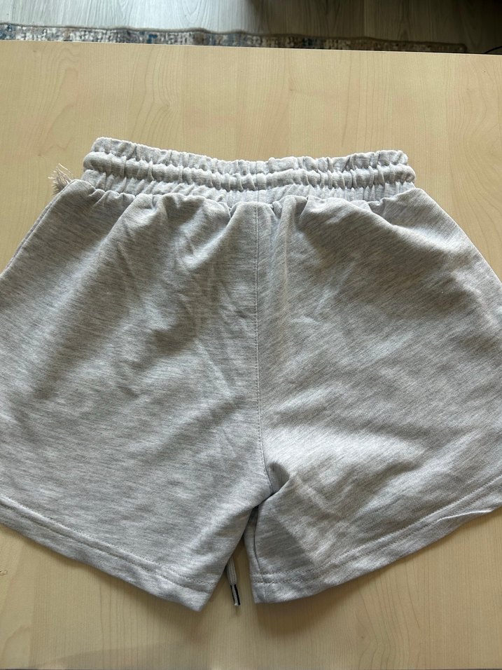 Gri Nike Pamuklu Spor Şort - Görsel 3