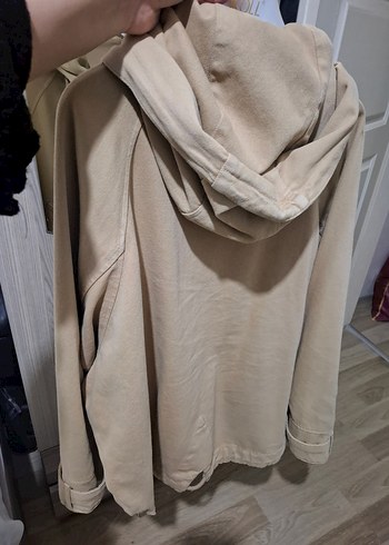 Bej Kadın Midi Boy Düğmeli Ceket - Görsel 5