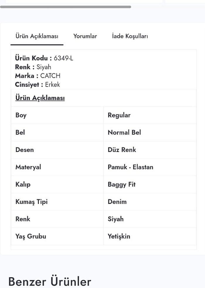 32 numara siyah pantolan - Görsel 4