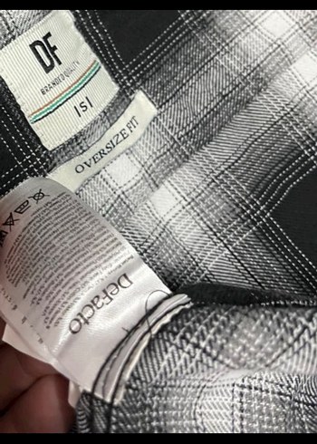 Defacto kapüşonlu Gri Ekose Uzun Kollu Gömlek - Görsel 5