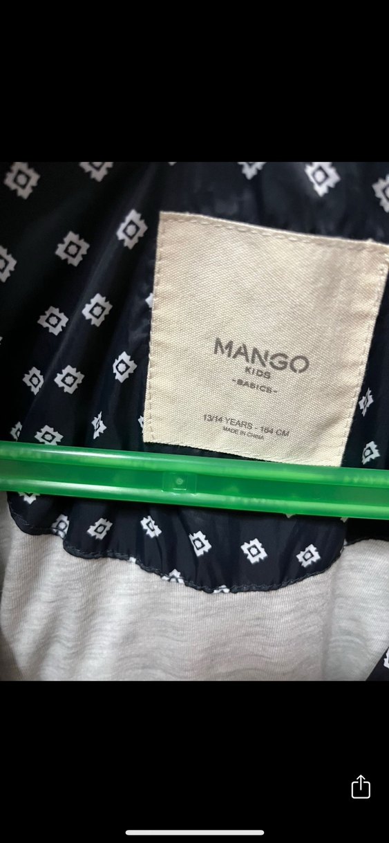 Mango 13-14 yaş yağmurluk - Görsel 4