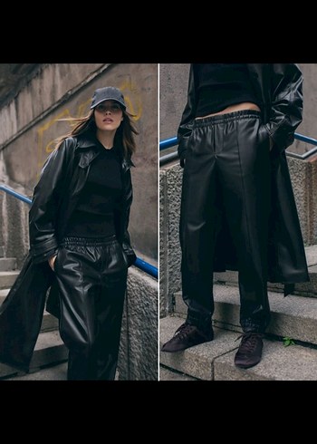 Zara deri jogger pantolon - Görsel 2