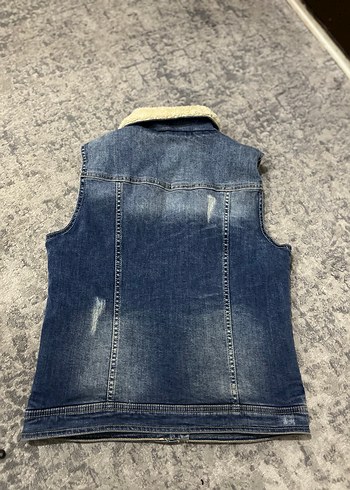 LCW içi kürklü kot ceket - Görsel 2