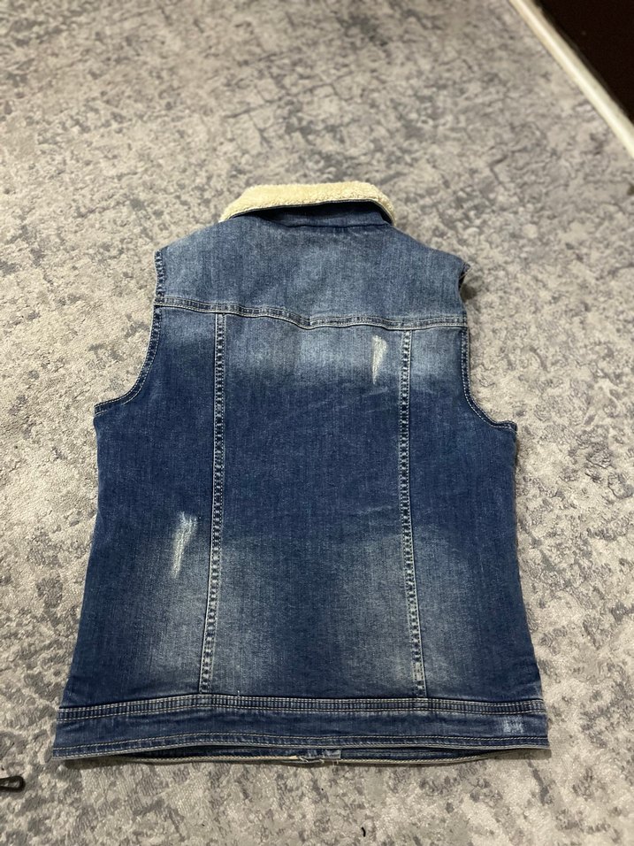 LCW içi kürklü kot ceket - Görsel 2