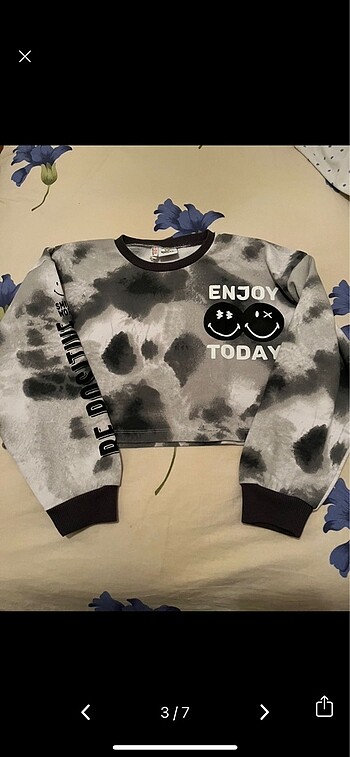 9 Yaş Beden Defacto 9-10 yaş crop Sweatshirt
