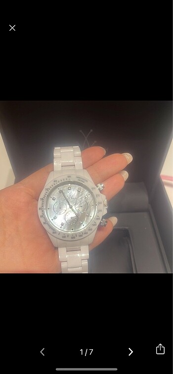 Toy Watch Sedefli Saat Beyaz