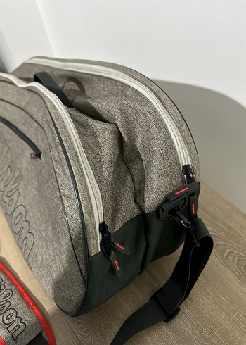 Wilson Gri Fermuarlı Tenis  Çantası - Görsel 4