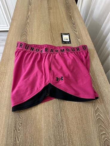 m Beden pembe Renk Under Armour Kadın Spor Şort Mini