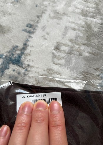 Acı Kahverengi abiye şal - Görsel 2