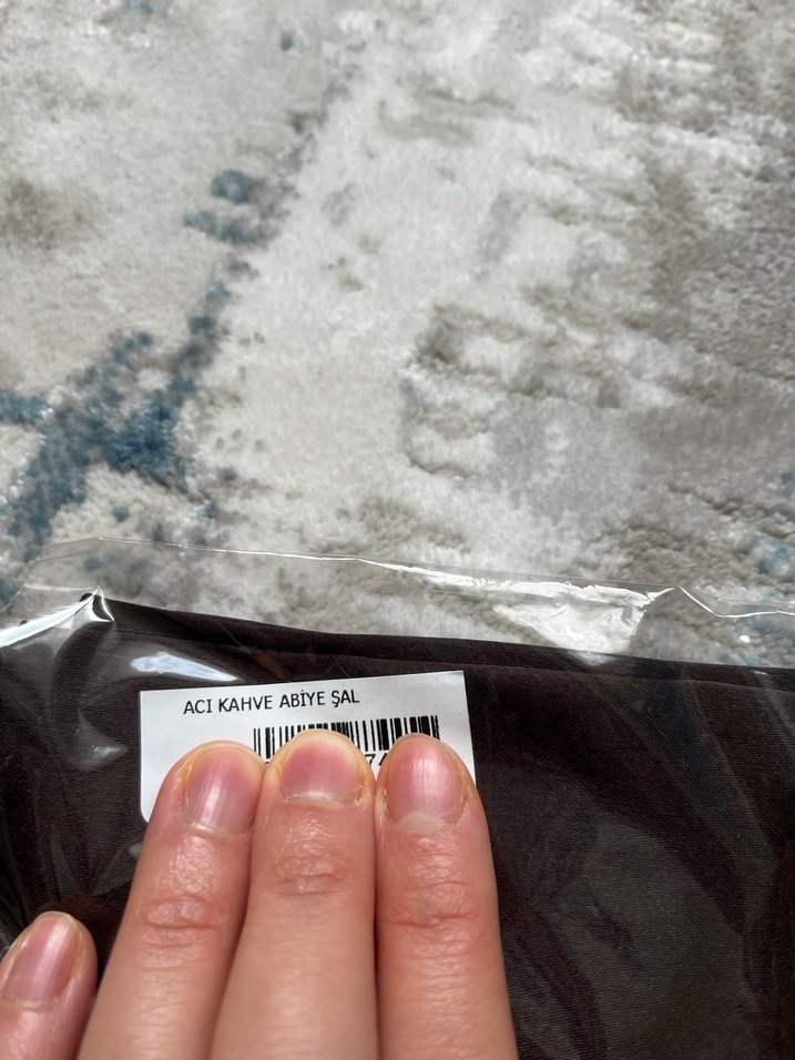 Acı Kahverengi abiye şal - Görsel 2