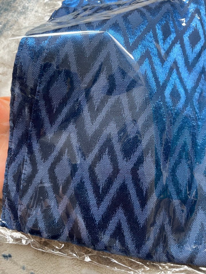 Lacivert Kadın Şal - Görsel 2