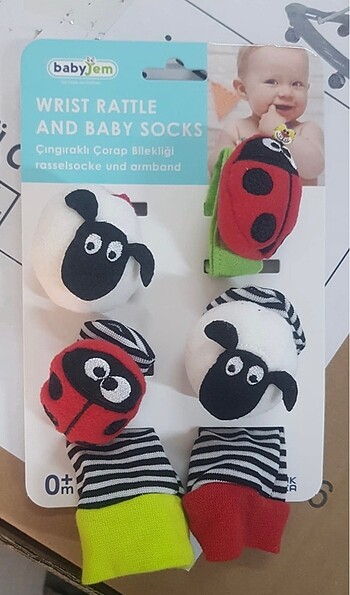 BabyJem Çıngıraklı çorap bilekliği