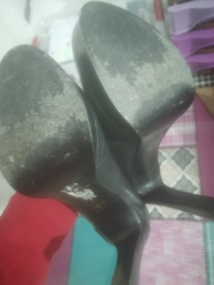 Klasik Siyah Tokalı Topuklu Kadın Ayakkabı - Görsel 5