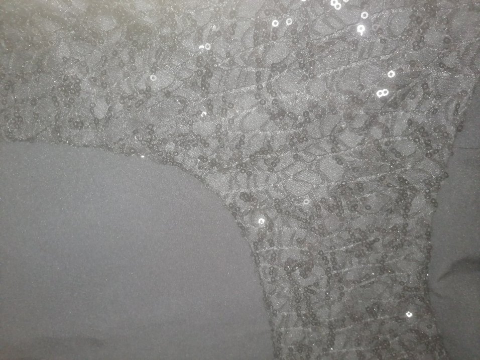 Siyah Straplez Mini Parlak Abiye Elbise - Görsel 4