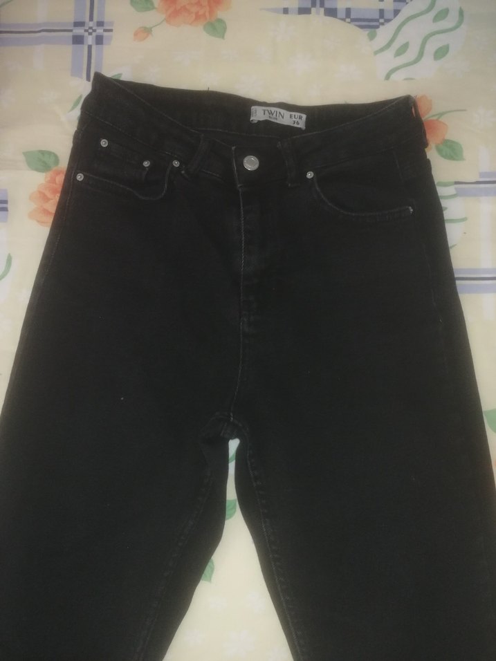 Siyah Street Style Pantolon - Görsel 3