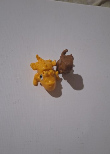 Sarı Pastel Dinozor Aksiyon Figürleri - Görsel 2