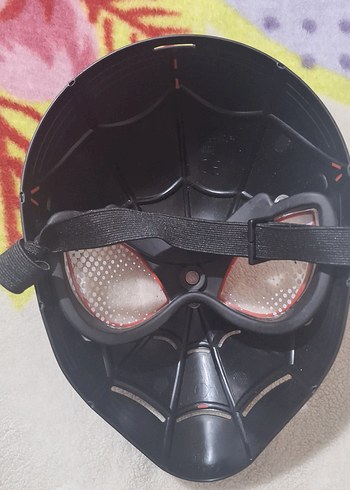 Örümcek Adam Spider Man Marvel Siyah Kırmızı Maske - Görsel 2