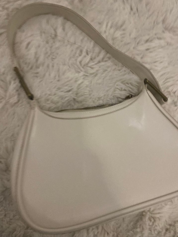 Bej Deri Tokalı Minimalist Kadın Çanta - Görsel 4