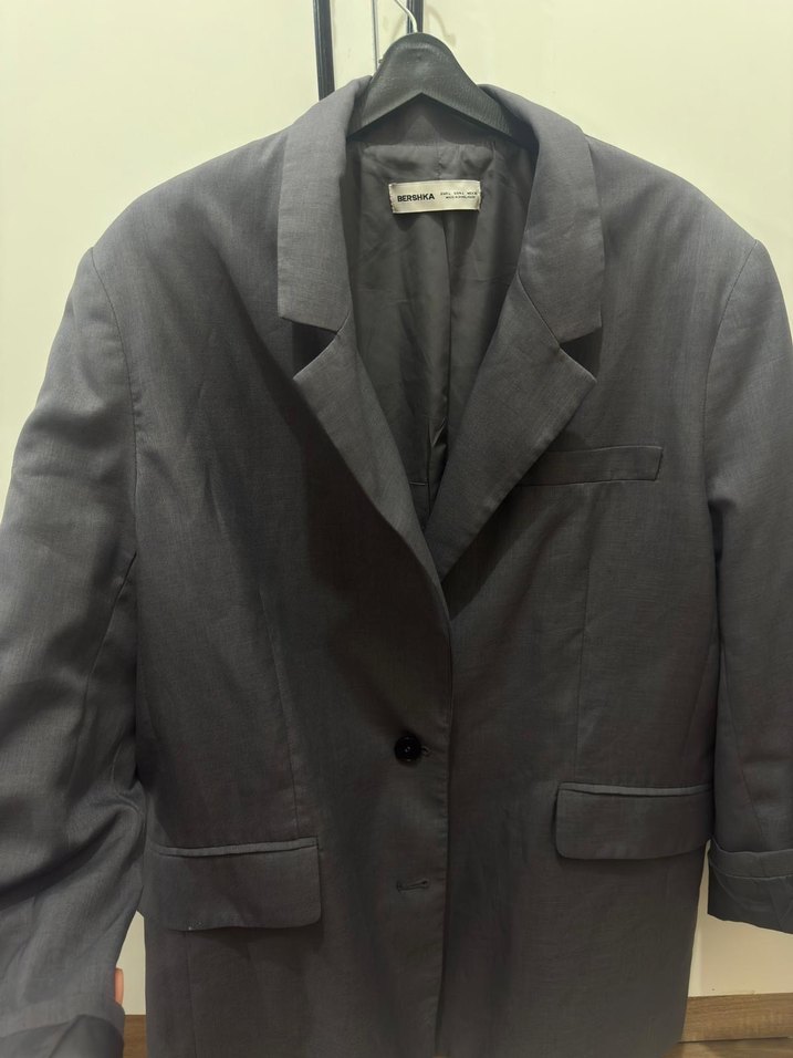 BERSHKA blazer ceket - Görsel 2
