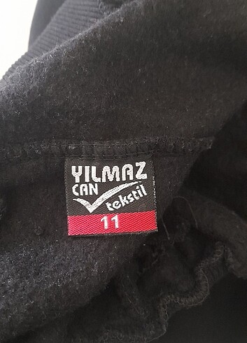 7 Yaş Beden 7-8 Yaş Siyah Eşofman Altı