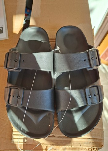 Kahverengi Erkek Terlikler Tokalı - Görsel 2