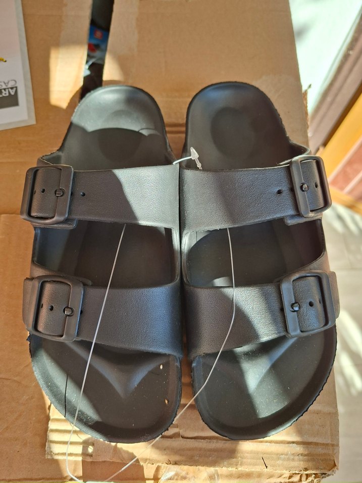 Kahverengi Erkek Terlikler Tokalı - Görsel 2