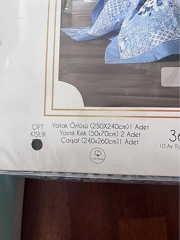 Beden mavi Renk Elart mavi çiçekli yatak takımı