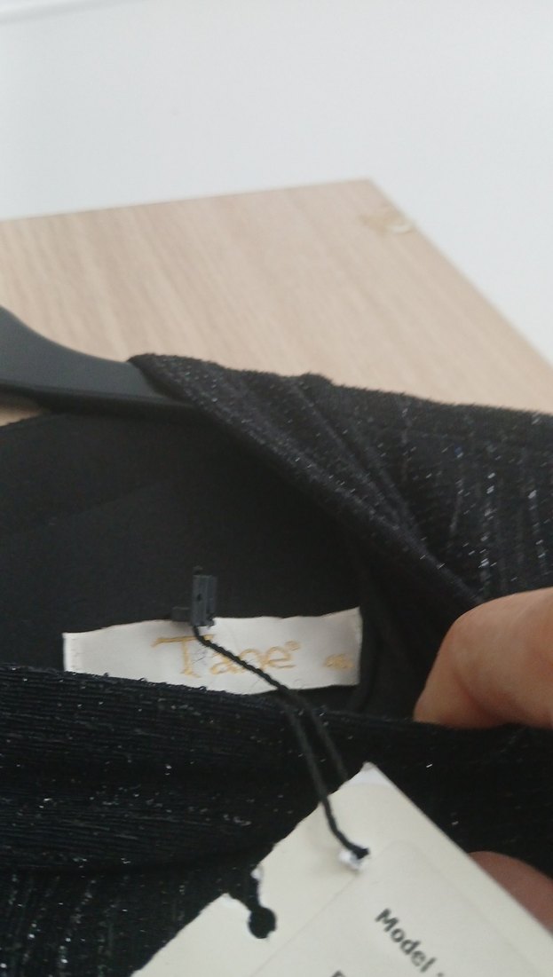 Uzun Siyah Drape Detaylı Gotik Kadın Elbise - Görsel 4