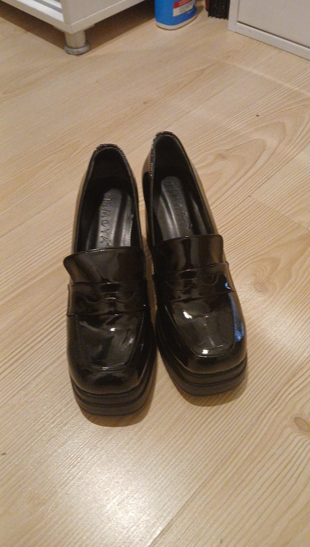 Platform Topuklu Siyah Gotik Kadın Ayakkabı - Görsel 3