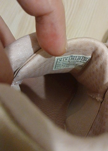 Bej Dolgu Topuklu Kadın Spor Ayakkabı - Görsel 7