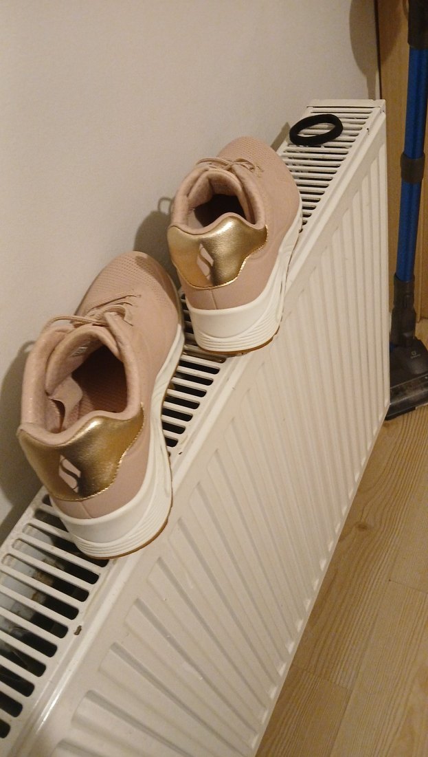 Bej Dolgu Topuklu Kadın Spor Ayakkabı - Görsel 2