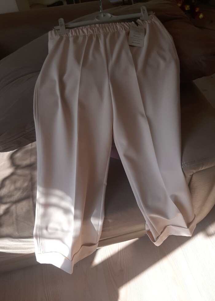 Bol paca yazlik pantolon - Görsel 3