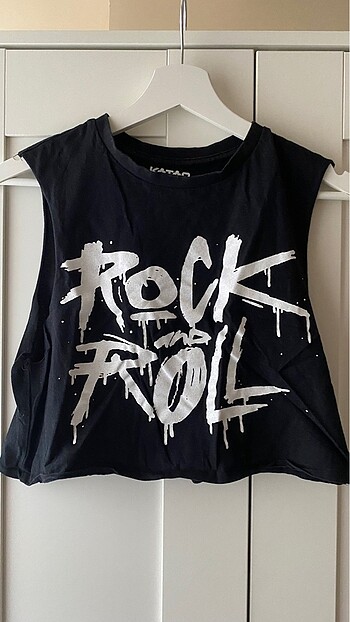 ROCK&ROLL CROP TİŞÖRT