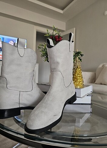 37 Beden gri Renk Kovboy bot