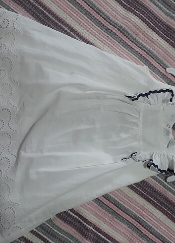18-24 Ay Beden beyaz Renk Elbise 