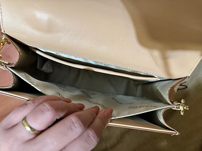 Divarese pudra renk çanta - Görsel 5