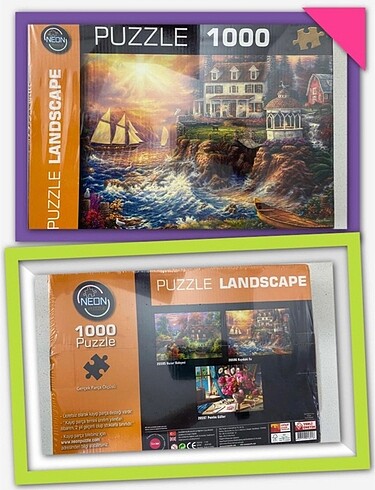 1000 parça yapboz/puzzle