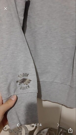 m Beden gri Renk Kapüşonlu sweatshirt
