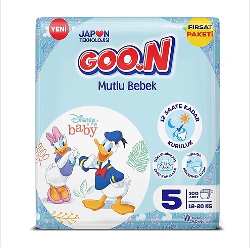 Goon 5 Bebek Bezi 100 adet