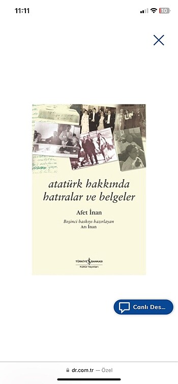 Atatürk Hakkında Hatıralar ve Belgeler - Afet İnan