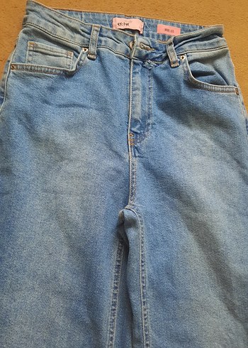 UNİSEX   BOL   PAÇA   JEAN  PANTOLON - Görsel 9