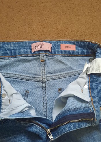 UNİSEX   BOL   PAÇA   JEAN  PANTOLON - Görsel 7