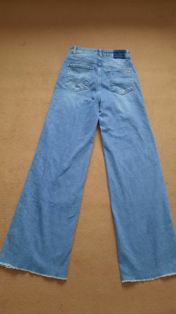 UNİSEX   BOL   PAÇA   JEAN  PANTOLON - Görsel 4