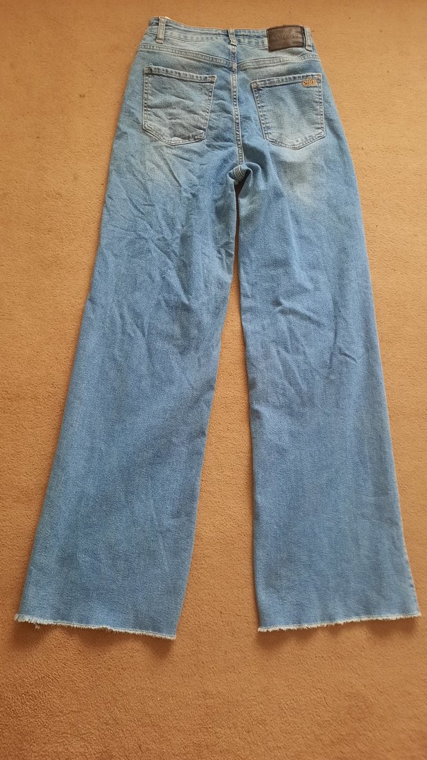 UNİSEX   BOL   PAÇA   JEAN  PANTOLON - Görsel 2