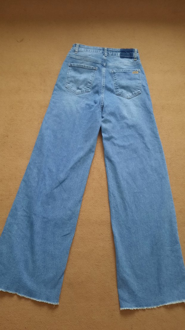 UNİSEX   BOL   PAÇA   JEAN  PANTOLON - Görsel 3