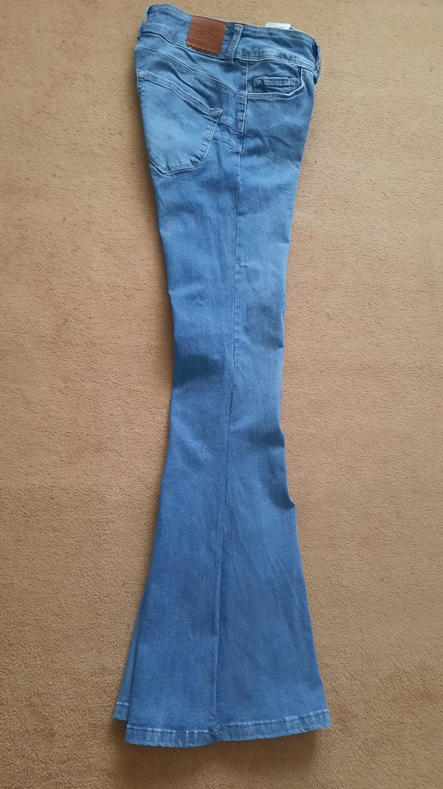 İSPANYOL  PAÇA   JEAN   PANTOLON - Görsel 4