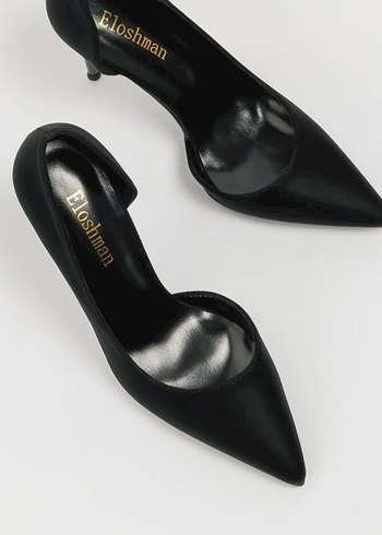 Kırmızı Süet Stiletto Topuklu Kadın Ayakkabı - Görsel 5