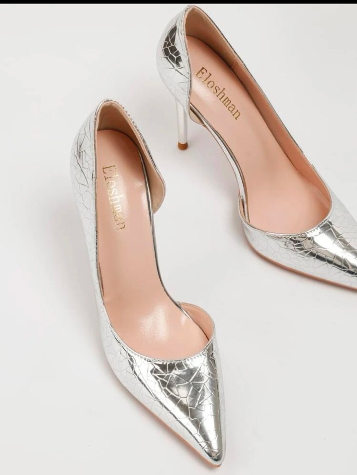 Kırmızı Süet Stiletto Topuklu Kadın Ayakkabı - Görsel 4