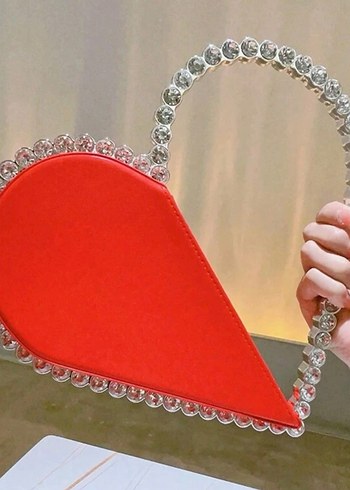 Bej Parlak İşlemeli Deri Kadın Çanta - Görsel 3